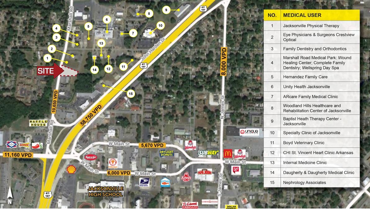 Prime Commercial Lot for Sale in Jacksonville's Medical Corridor