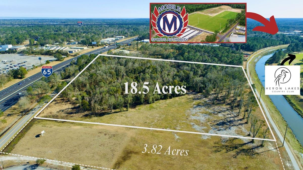 +/-18.5 Acres on Interstate 65