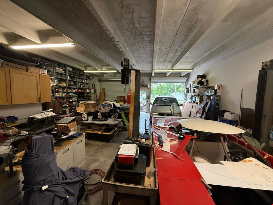 Warehouse with Fenced/Cleared Yard