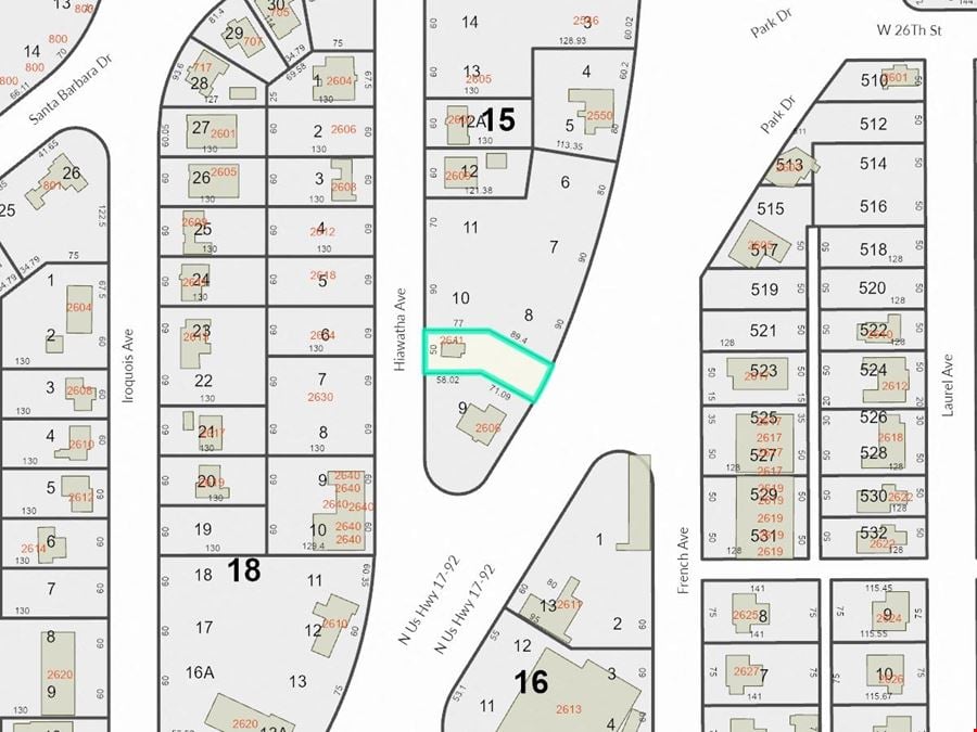 Multiple Parcel Listing 