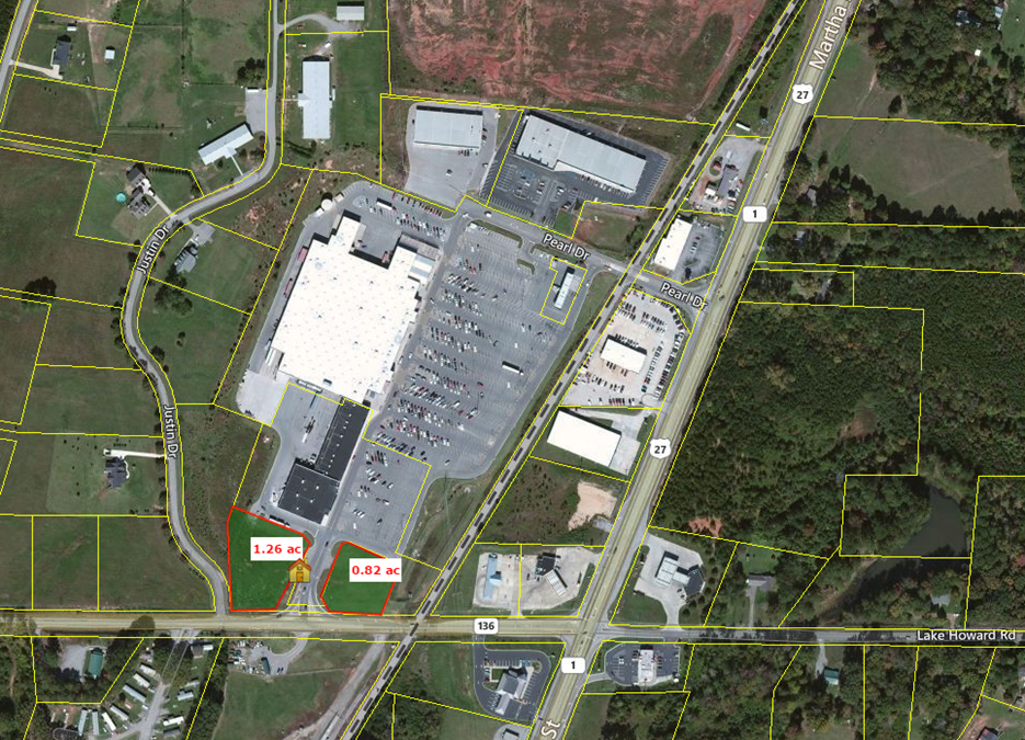 Walmart Outparcel 2-.82 acres. Lafayette, GA.