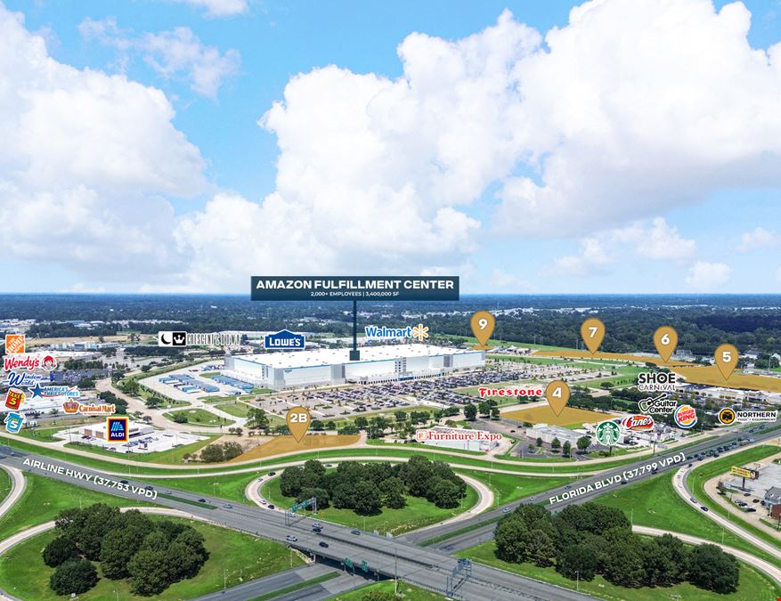Development-Ready Outparcels near Amazon Fulfillment Center