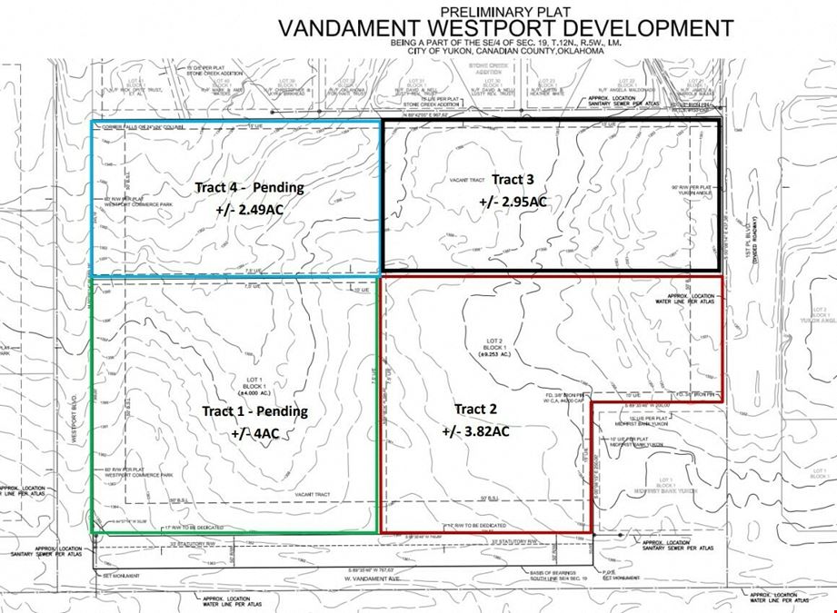 Vandament and Westport Development Land