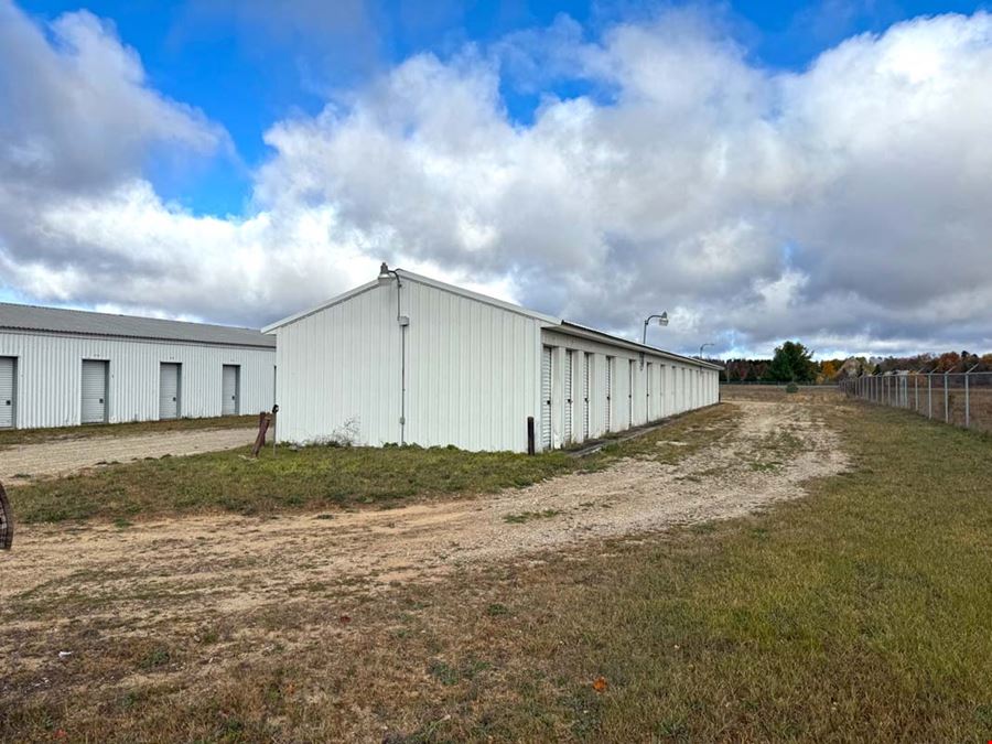 70 Unit Mini-Storage Facility w/900 SF Office Building Just West of Mitchell St, Near US-131, Cadillac