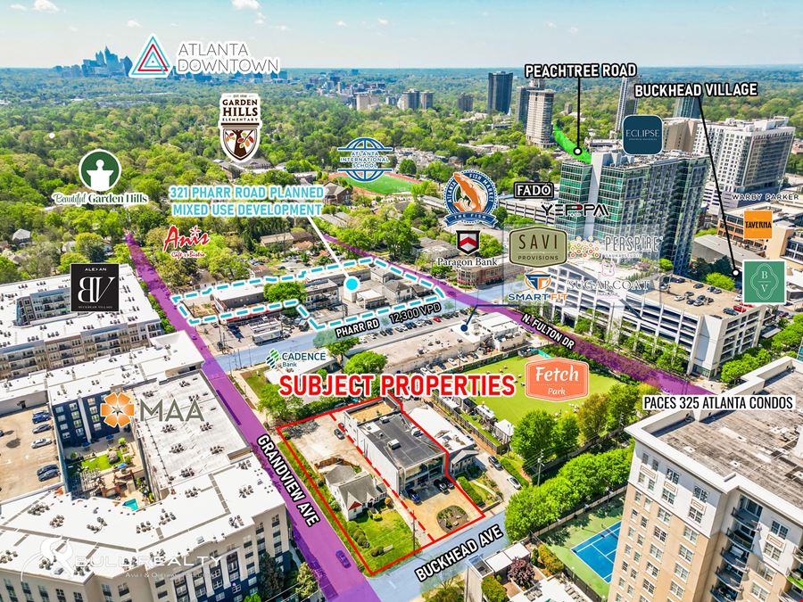 Prime Buckhead Village Redevelopment Opportunity | Two Buildings Totaling ±13,889 SF