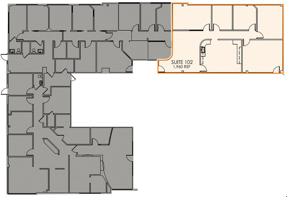 Prime Ground Level Suite Available