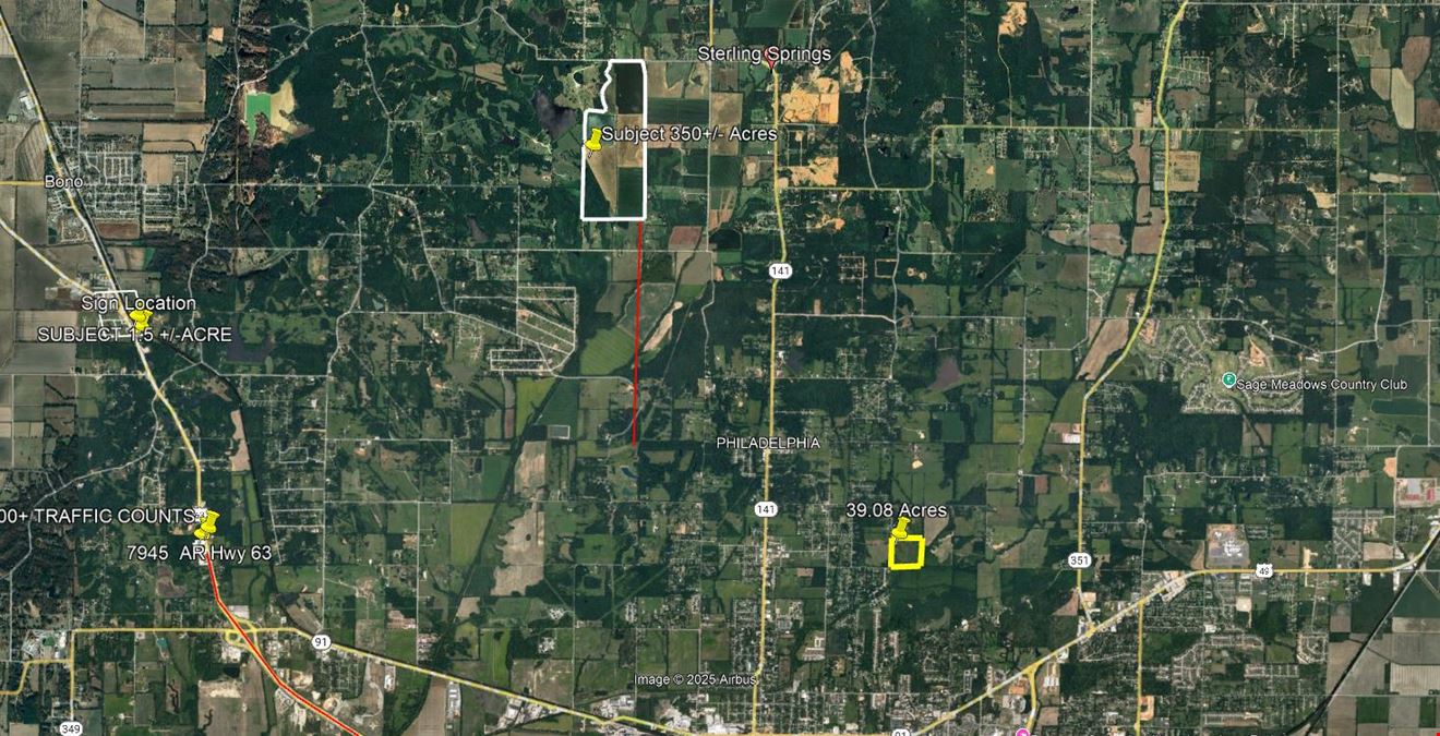 350+/- Acres Harlan Hurd Rd. Craighead 324 Rd.