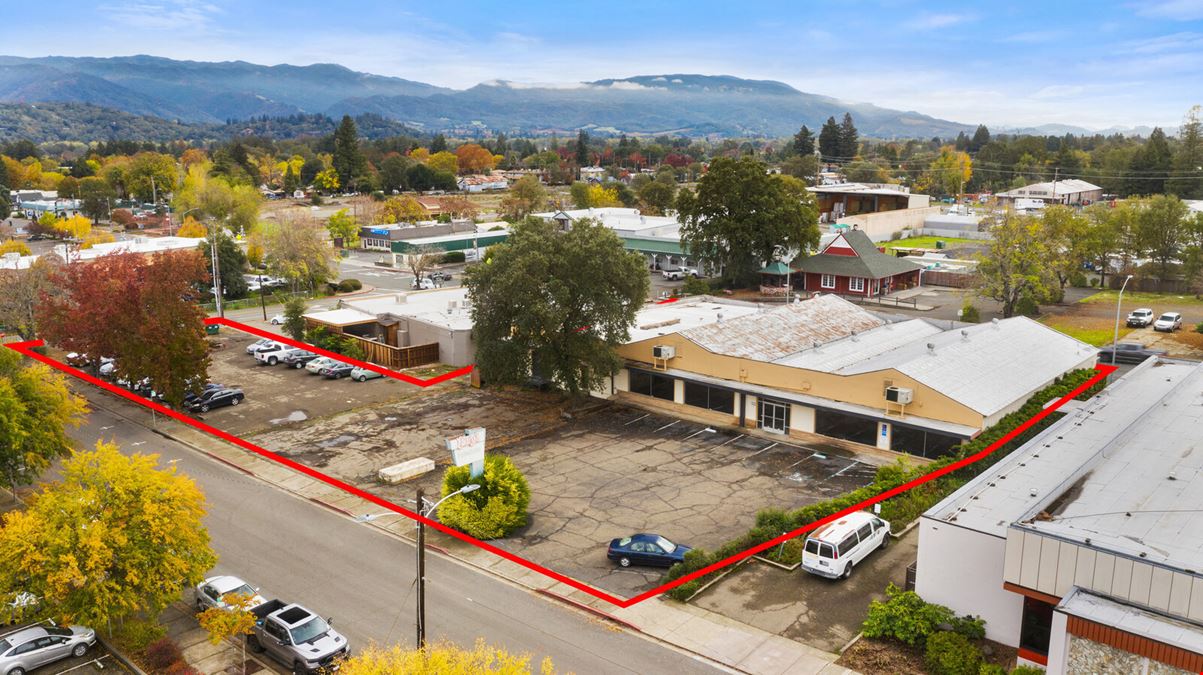 Large Downtown Building for Lease 214 E. Perkins Street, Ukiah, CA