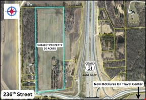 Development Land - 20 Acres near US 31