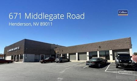 Preview of Industrial space for Rent at 671 Middlegate Rd