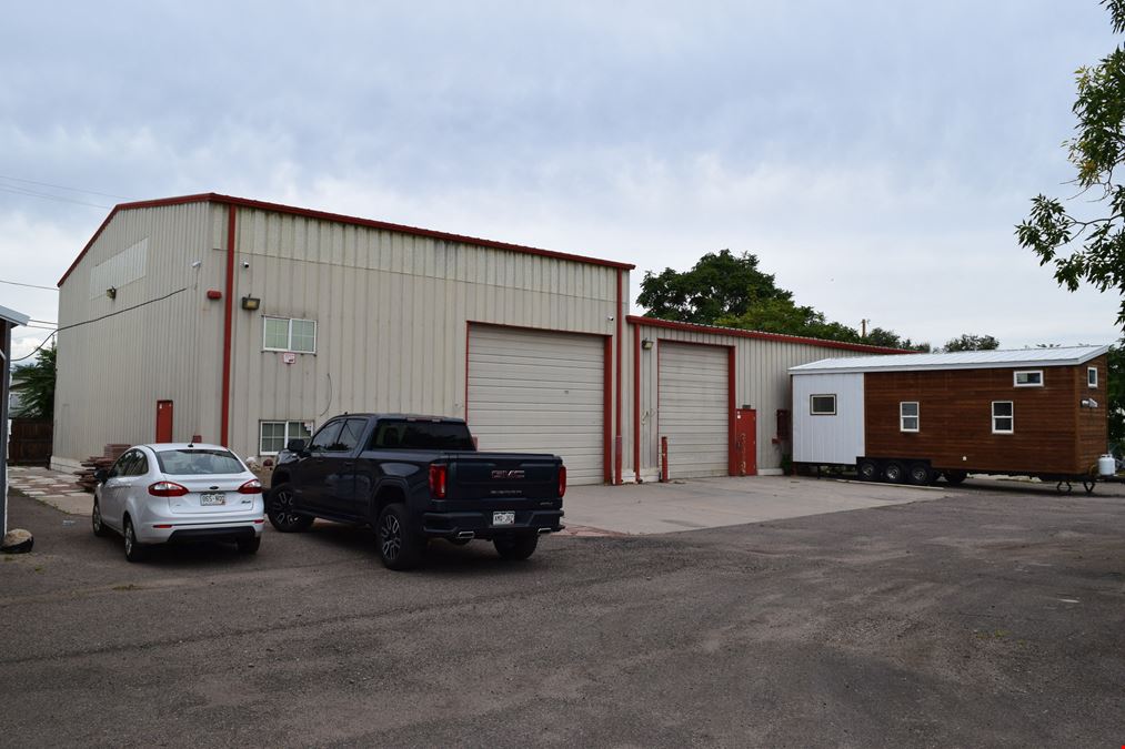 5,300 SF warehouse building w/ storage yard