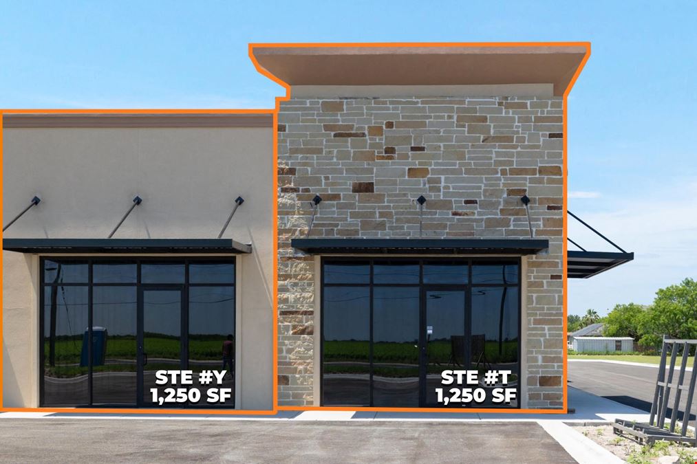 1,250 SF Retail Spaces | Elsa TX