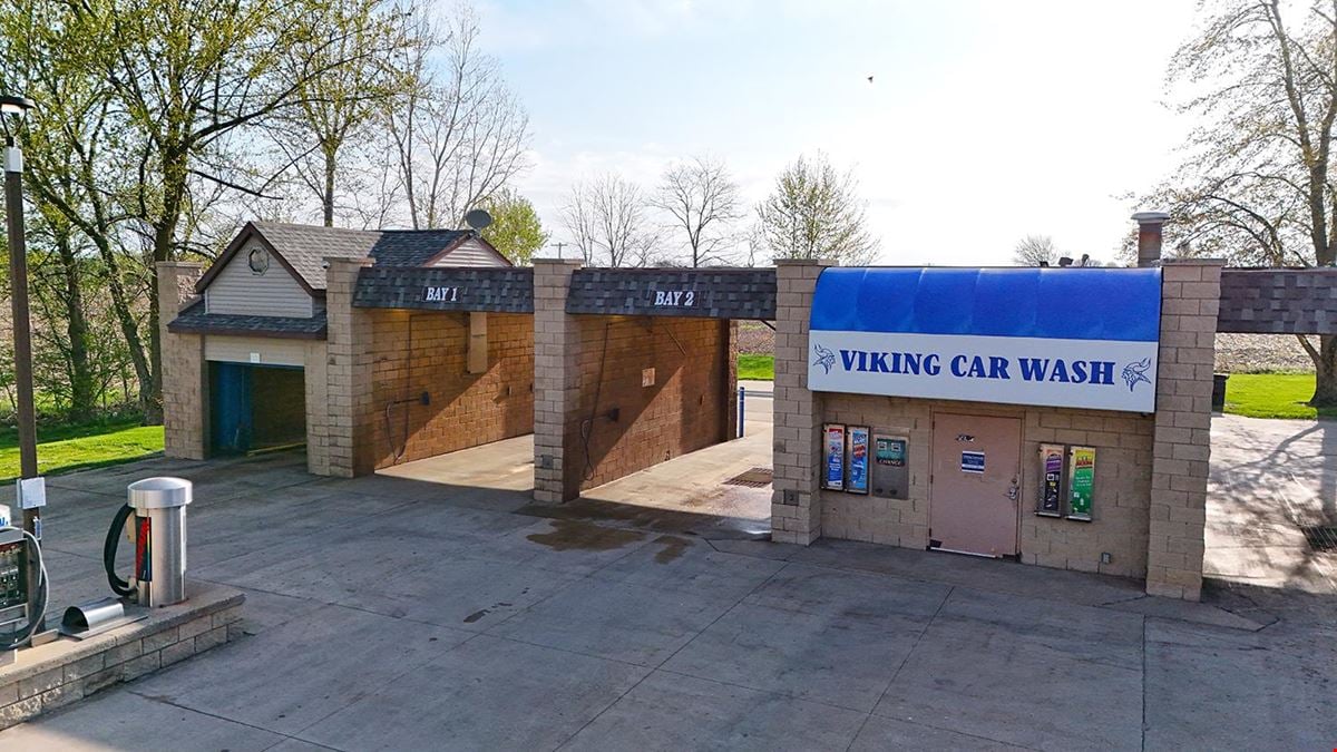 4-Bay Self Serve Car Wash with automated tunnel