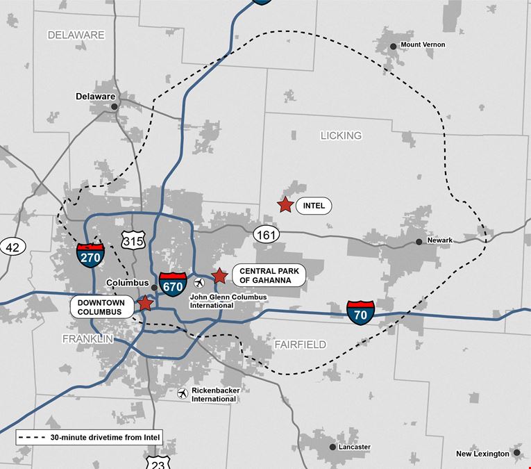 DEVELOPMENT SITES with minimal land-use restrictions