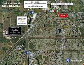 Prime 5 Acre Commercial site on Midway Rd