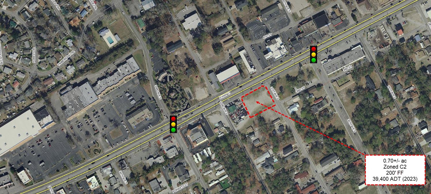 0.70+/- acre corner --- Myrtle Beach MSA