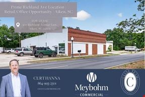 Prime Richland Ave Location | Retail/Office Opportunity | Aiken, SC