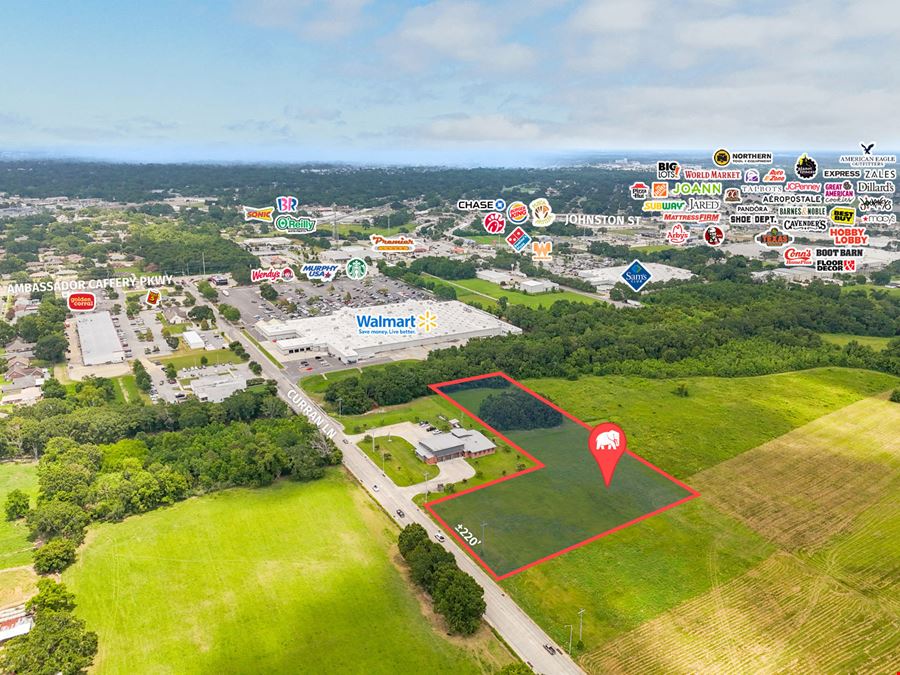 Commercial Land Near one of Lafayette’s Busiest Intersections