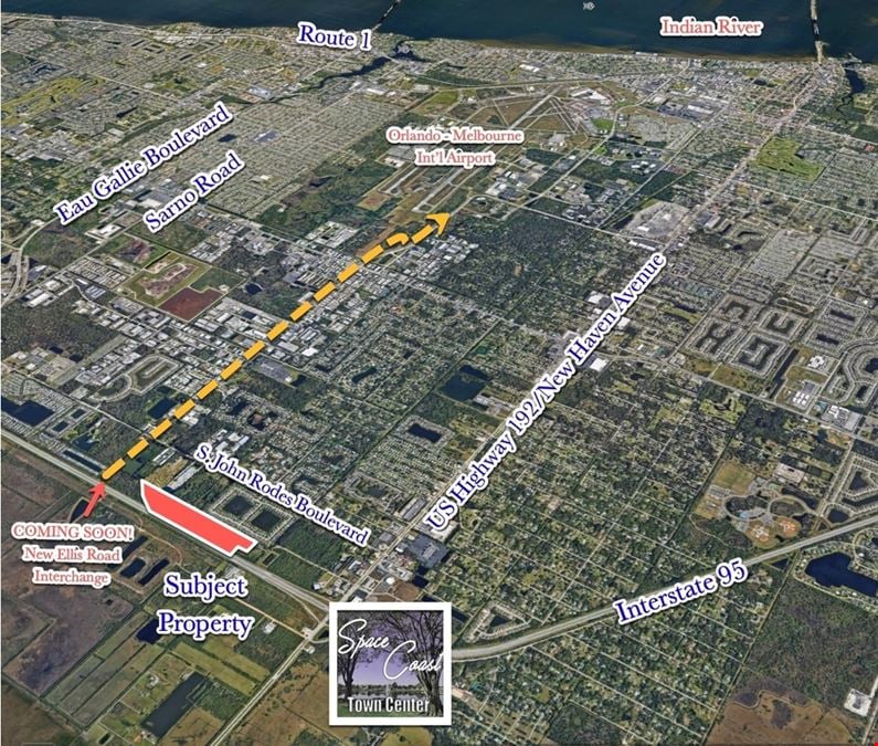 I-95 and Coastal Lane 25.009 Ac.  M-2 Heavy Industrial City of West Melbourne FL