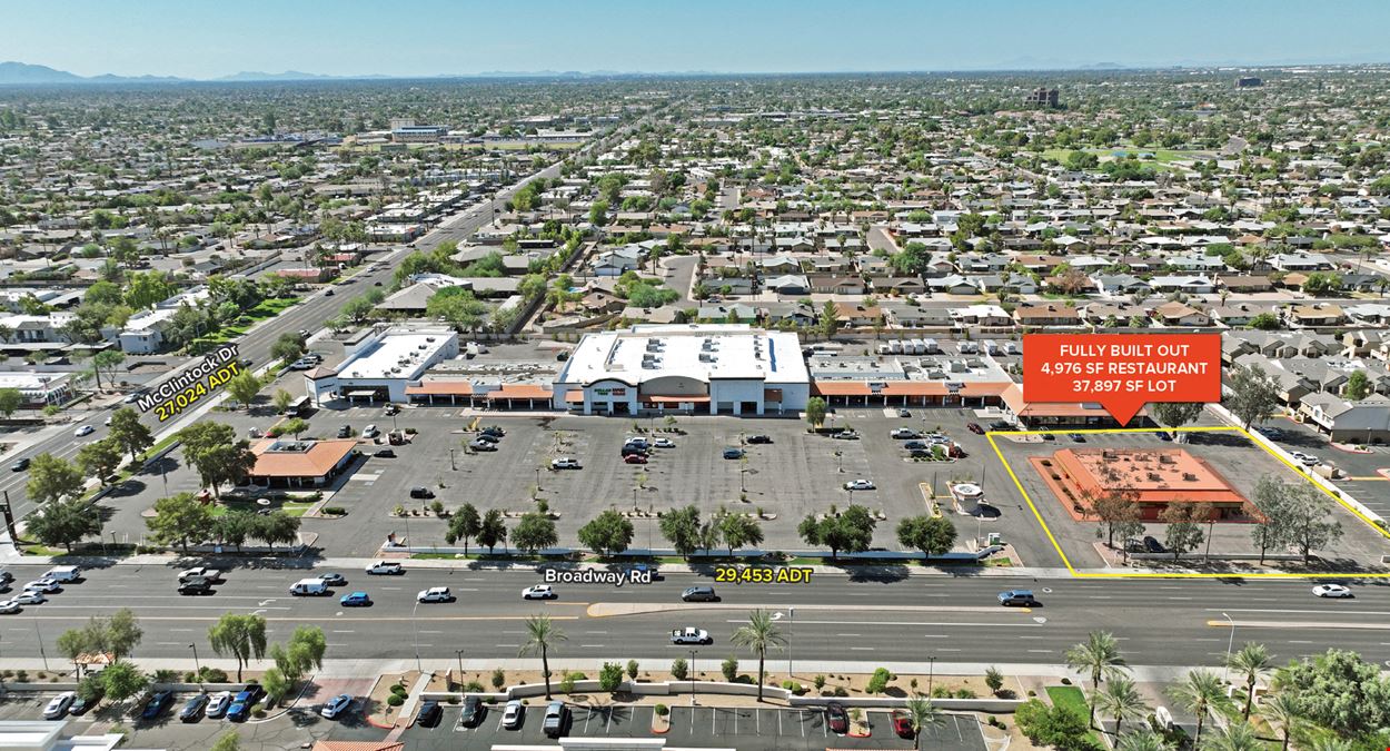 Rare, Free Standing, Right on the Road Single Tenant Restaurant Available for Sale