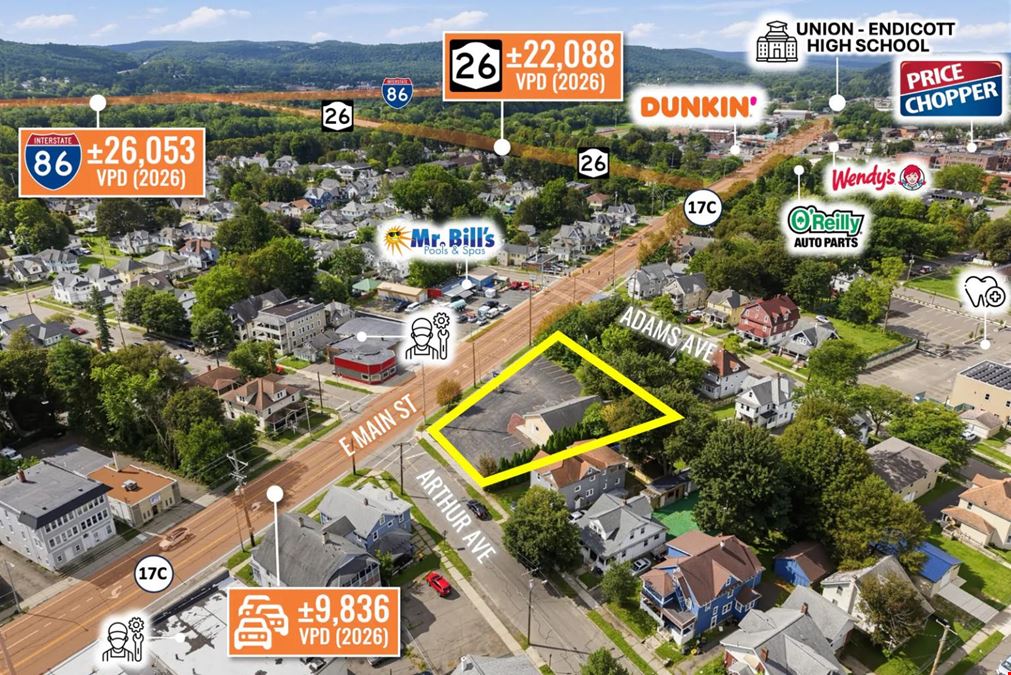 REIT SALE | Former Eye Care Office | 10K VPD | Binghamton MSA