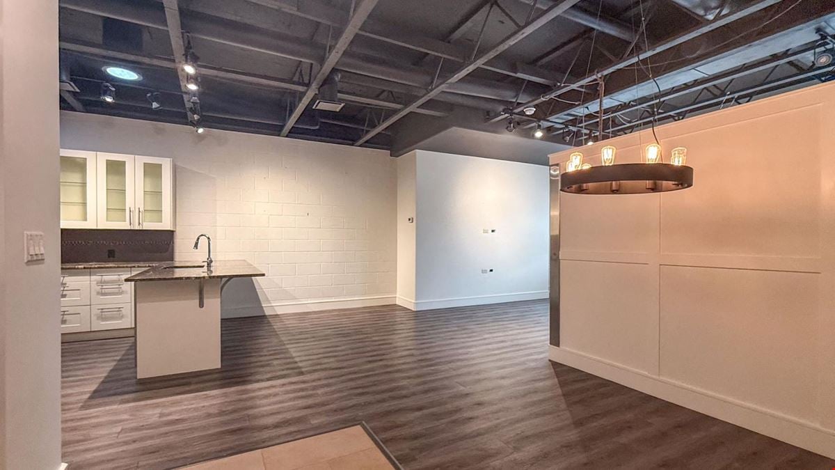 Flexible 2nd floor commercial space totalling 763 SF on St. Paul Street in Kelowna’s downtown core.