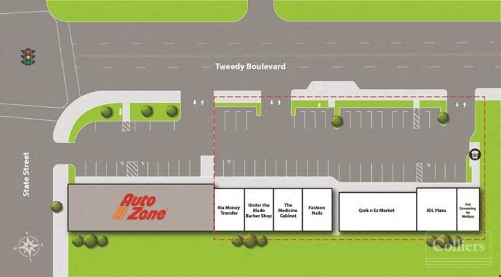 Shops to AutoZone | Value-Add Strip Center