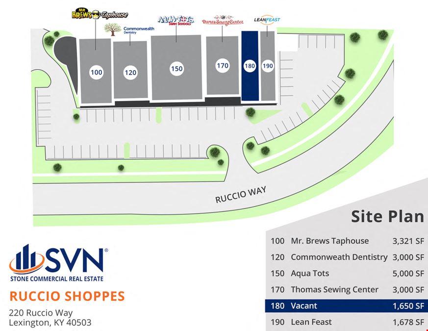 Ruccio Pavilion - Suite For Lease