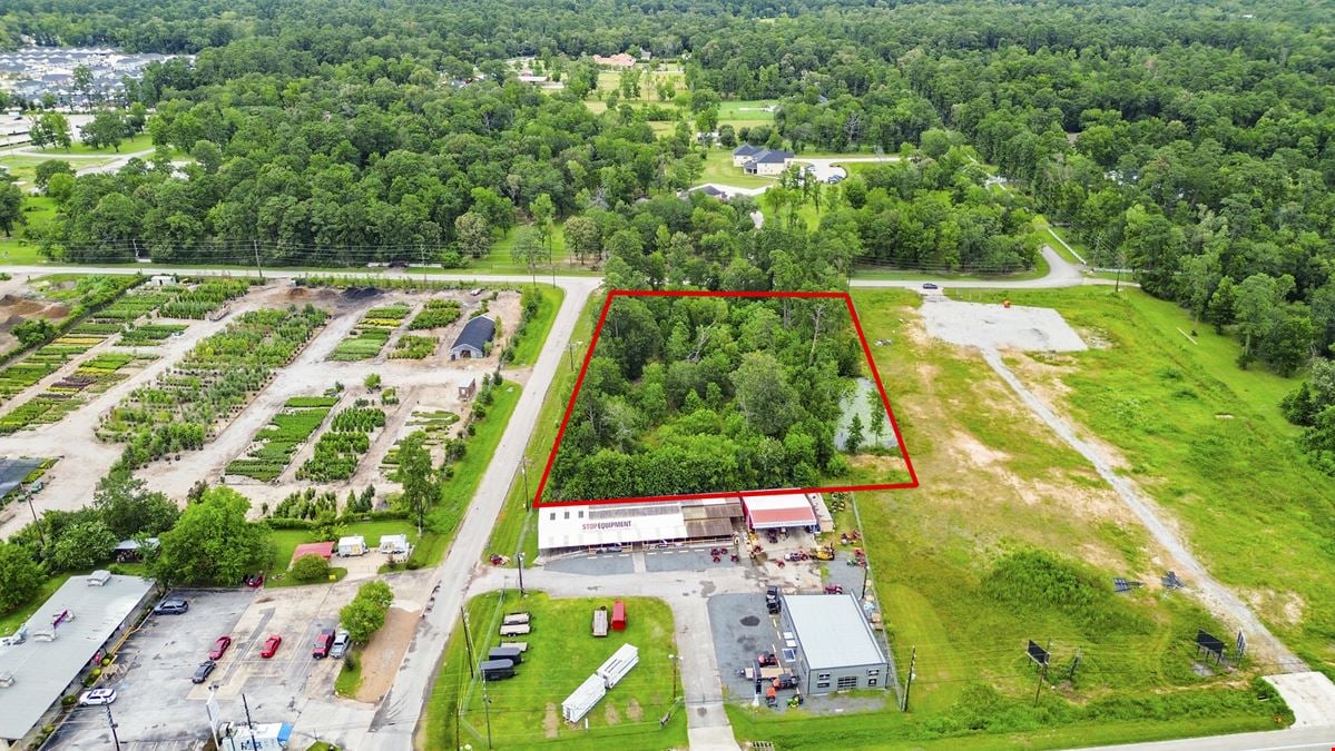 Dev. Site High-Traffic Corner Lot Near FM 1488 & Kuykendahl ±2.5-Acre  – Ideal for Retail Development
