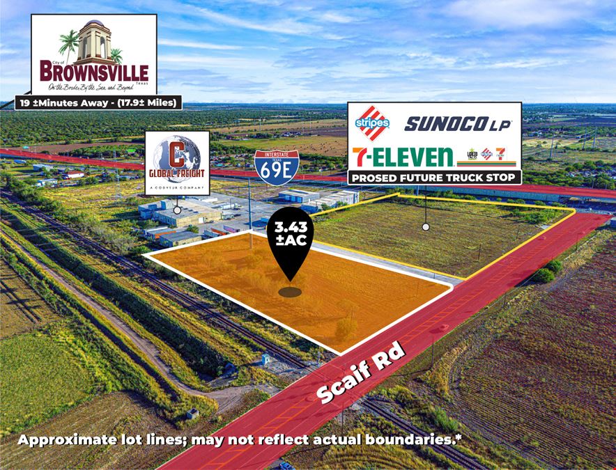3.43± AC Pad Site | Zoned Light-Industrial | San, Benito, TX