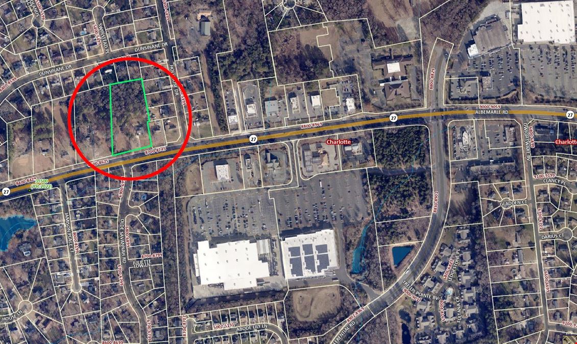Albemarle Rd | East Charlotte | +3.12 Acres