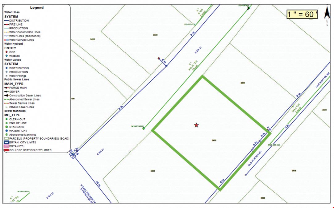 1.43 AC Along SH-21