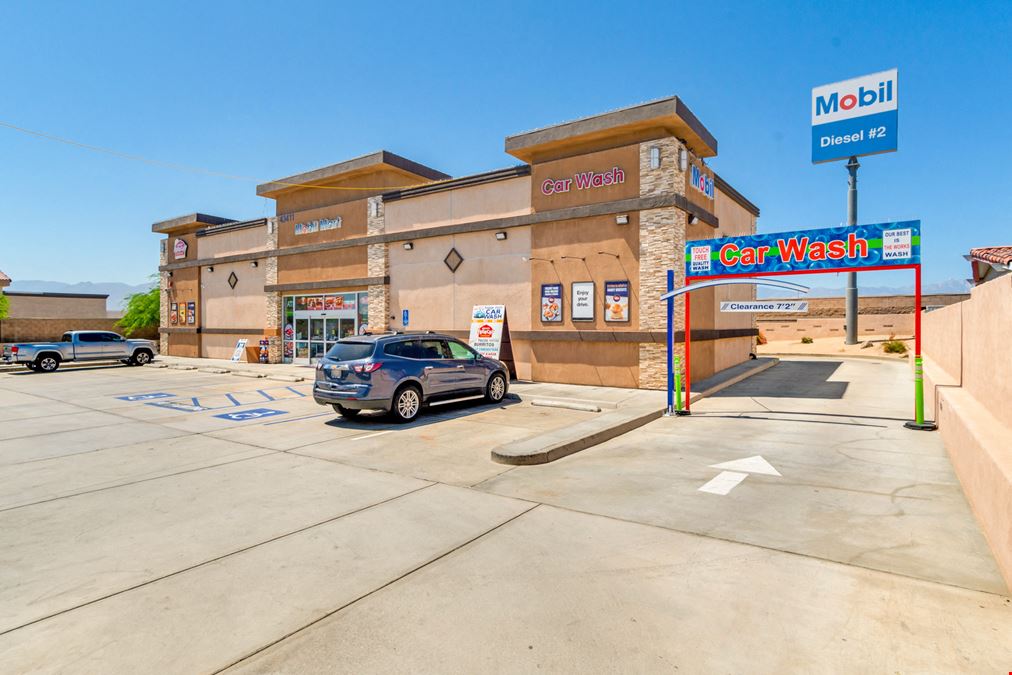 Gas Station, C-Store, & Car Wash For Sale with Real Estate
