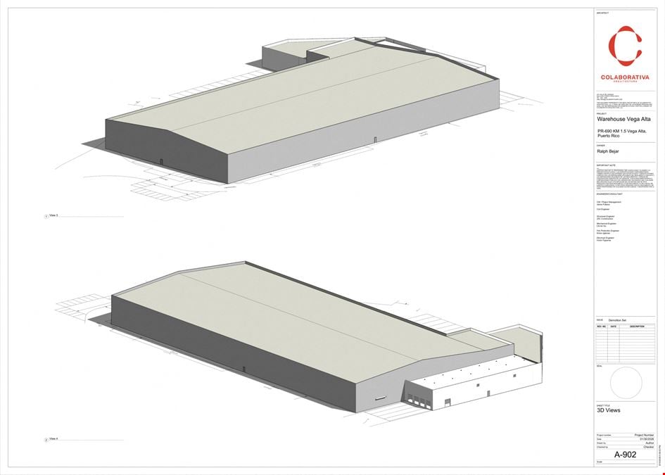 Vega Alta Build to Suit 126,000 sf. Warehouse