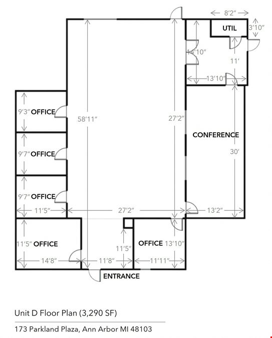 Office | Flex | Lab w/ OH Door for Lease in Ann Arbor