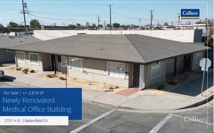 Newly Renovated Medical Office Building | 2,914 SF | Downtown Bakersfield