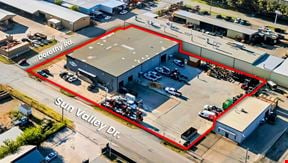 13,950 SF Office/Warehouse + Fenced  Lot For Lease – Fort Worth, TX