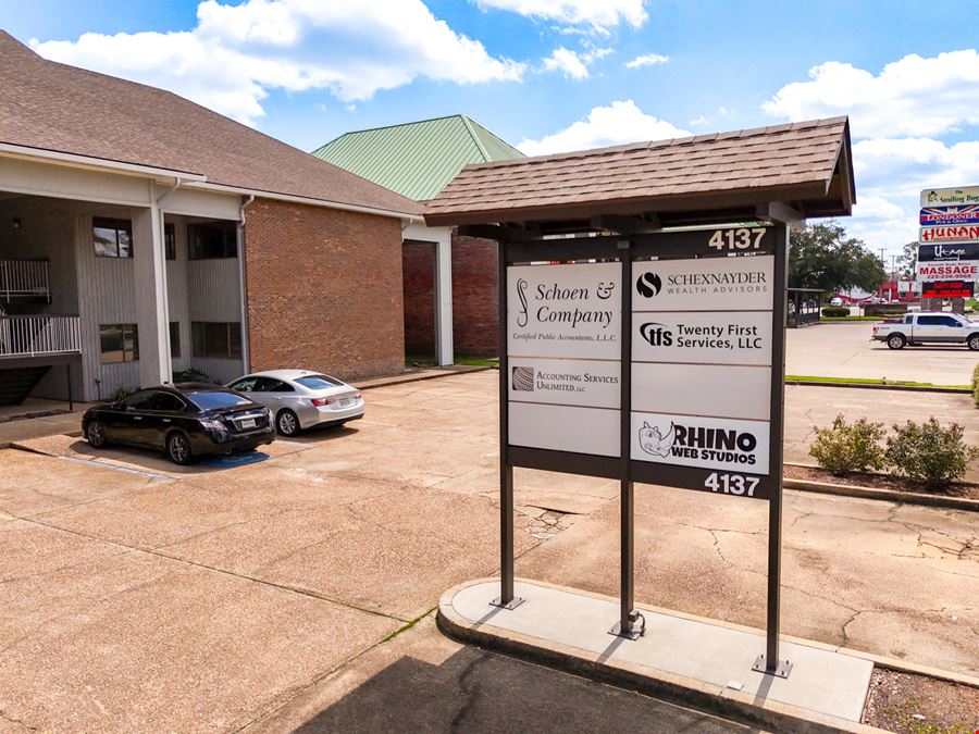 Professional Office Suite with Highly-Visible Monument Signage