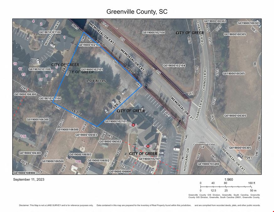 Infill Lot Close to Downtown Greer - Site #2237