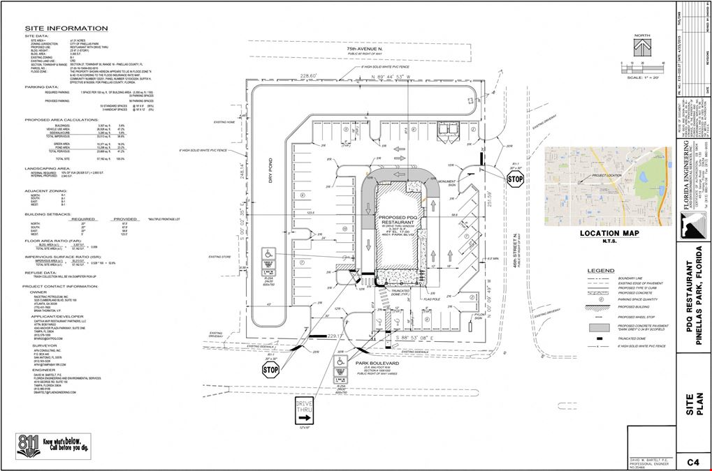 Absolute Triple Net Lease | PDQ Restaurant | Pinellas Park