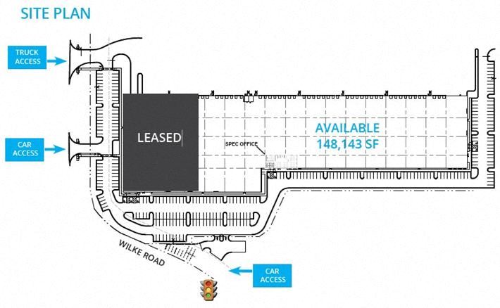 148,143 SF Available for Lease in Arlington Heights