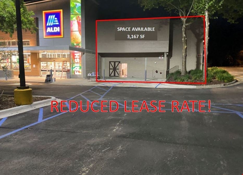 Excess Space at ALDI Grocery