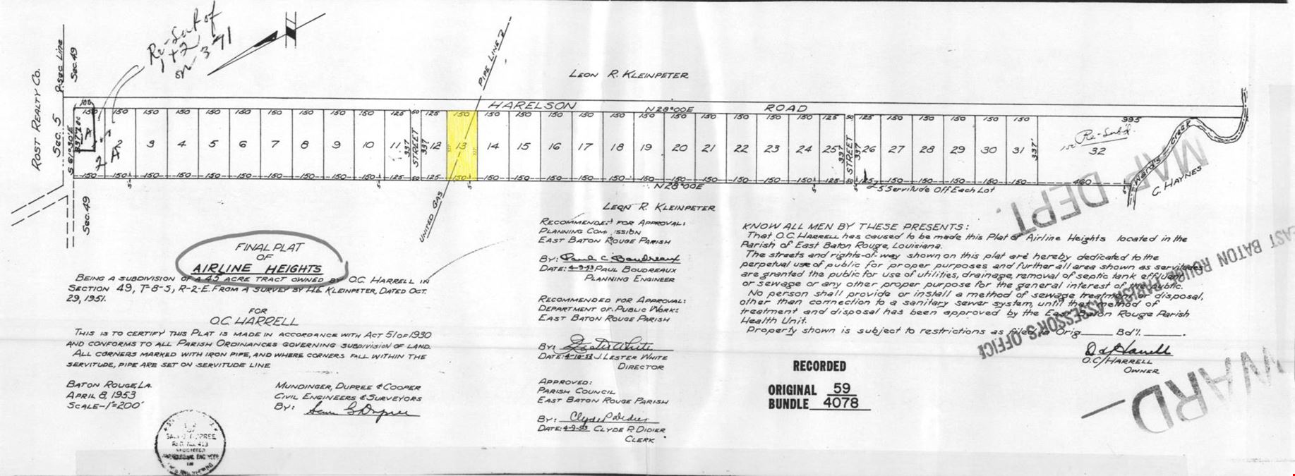 Commercial Lot For Sale