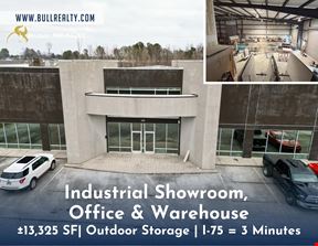 Industrial Showroom, Office & Warehouse | ±13,325 SF | Outdoor Storage | I-75 = 3 Minutes