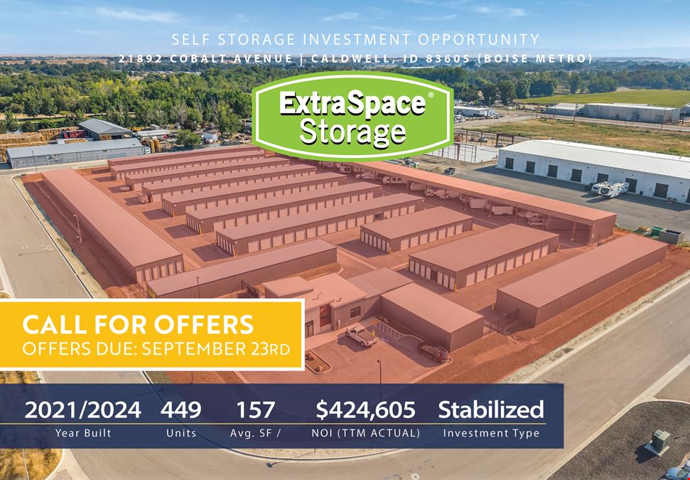 Extra Space Self Storage Investment Opportunity