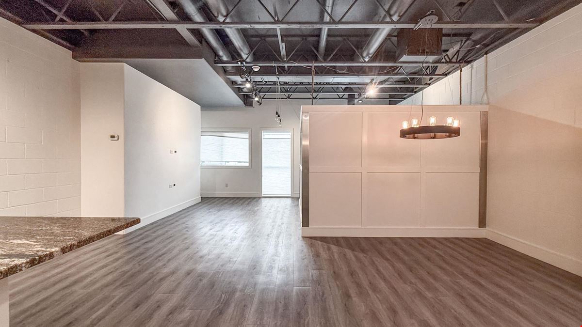 Flexible 2nd floor commercial space totalling 763 SF on St. Paul Street in Kelowna’s downtown core.