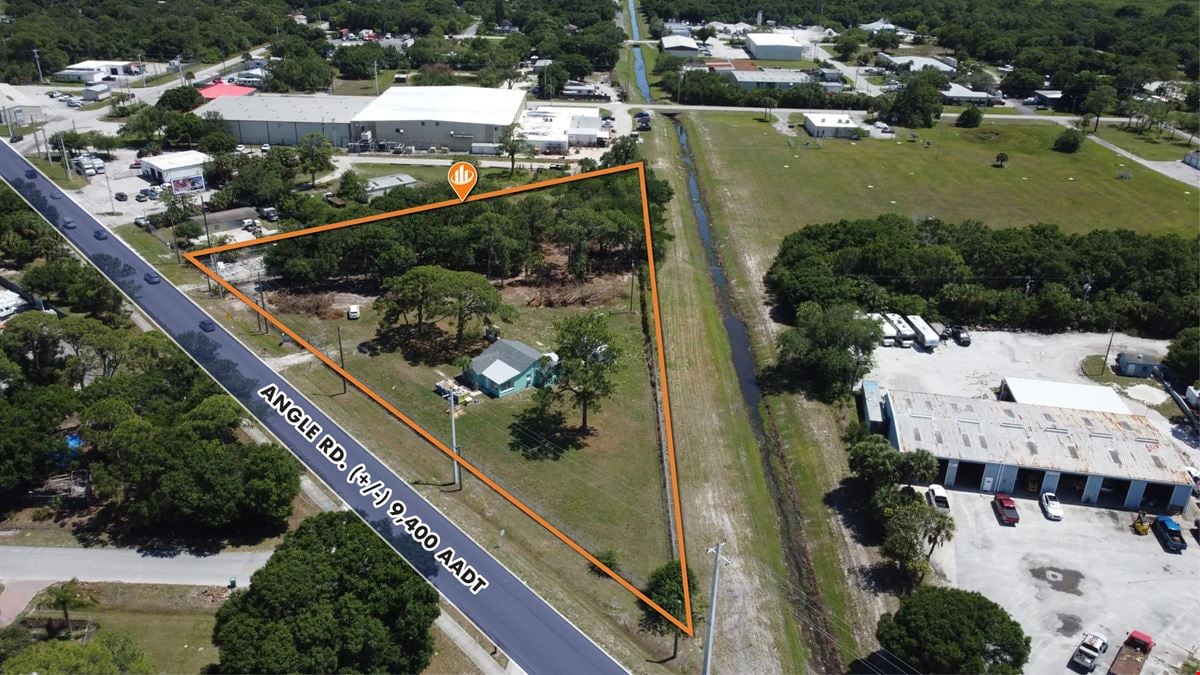 2.06 +/- Acre Industrial Land with Office