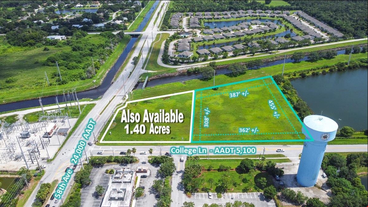1.40 - 4.60 Acres of Vacant Land