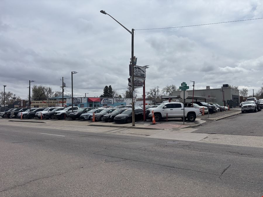 East Colfax Automotive Sales Lot