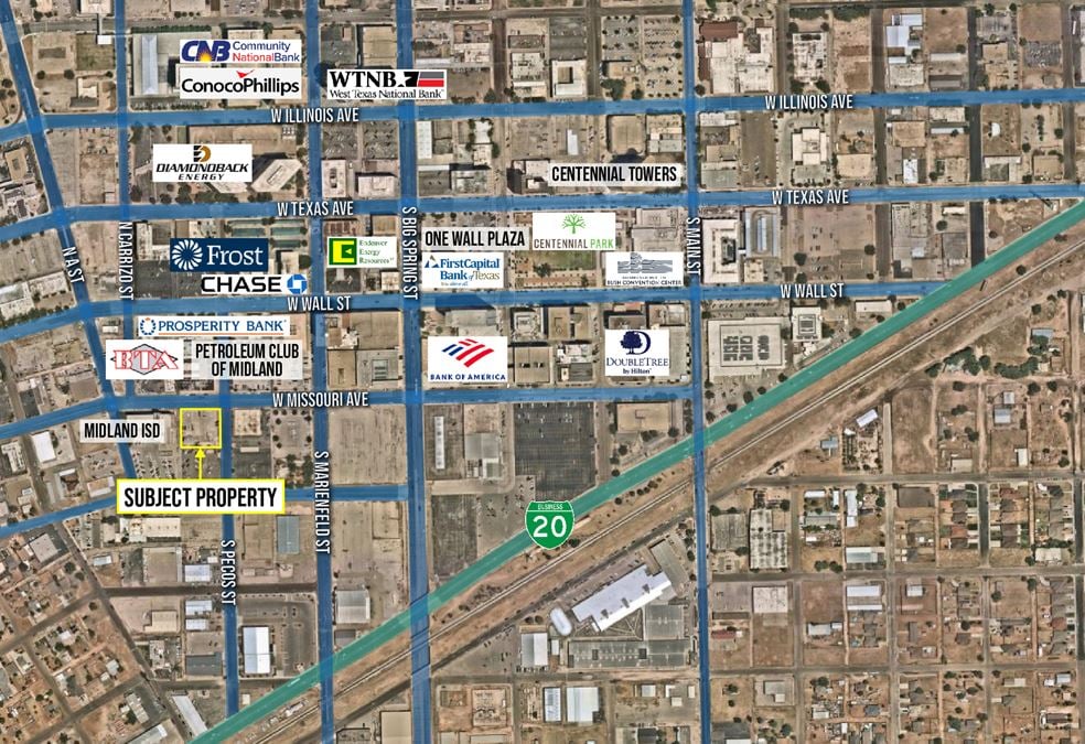 Build to Suit on 0.48 Acres in Downtown Midland, TX!